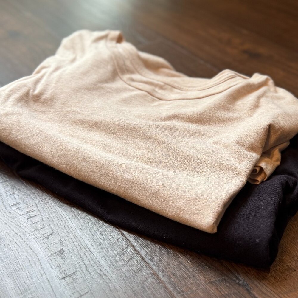 Set of 2 Long Sleeve Men's 2XL & 3XB T-Shirts, Good Pre-Owned Condition